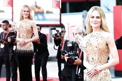 Nicole Kidman Graces Venice Film Festival In A Schiaparelli Corset Bustier and Velvet Skirt