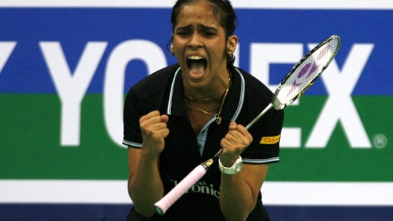 Saina Nehwal receives the Khel Ratna