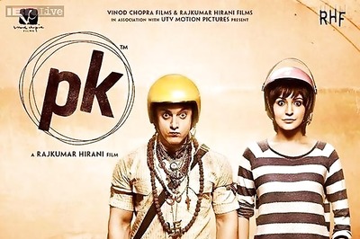 PK: Finally, Anushka Sharma features in the fourth poster of the film along with Aamir Khan