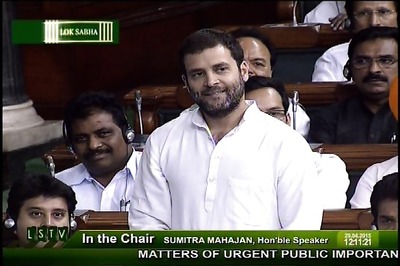Live: Rahul Gandhi raises issue of farmers' distress, says government not helping them