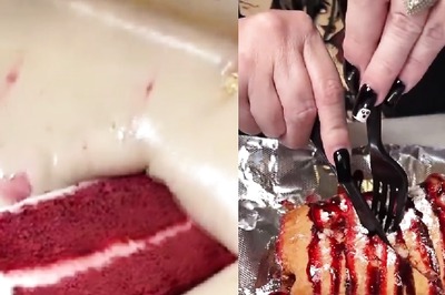 Fried Red Velvet Cake, Topped With Sweet Sauces, 'Whips' Up Internet's Craving
