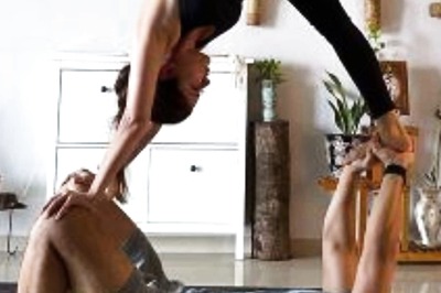 Rubina Dilaik Stretches Out with Husband Abhinav Shukla, See Pics