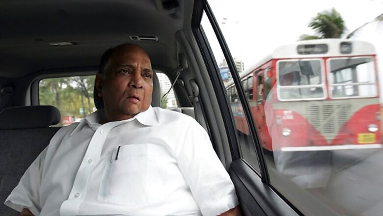 Man Held for Trying to Blacken Photos of Sharad Pawar, Ajit