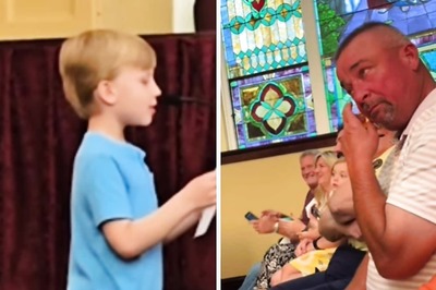 Watch: Firefighter Grandfather In Tears As Grandson Says 'He's The Best'