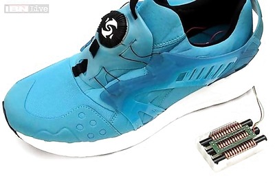 New 'smart' shoes that generate power from walking