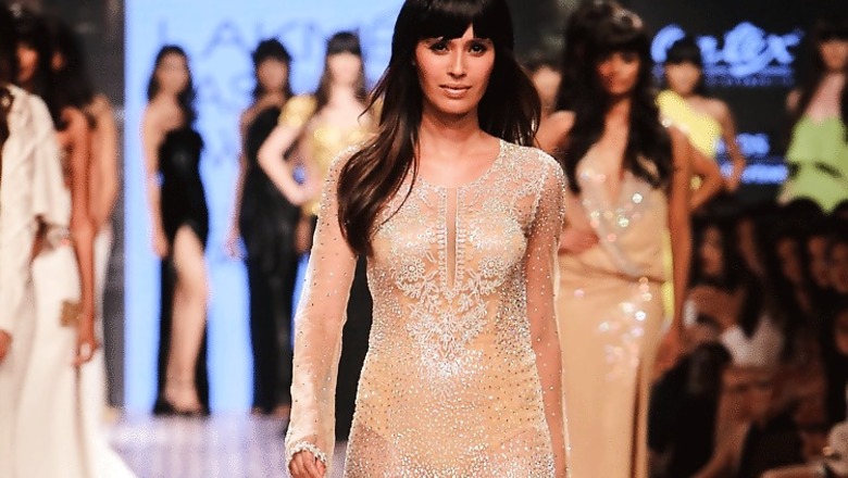 LFW 2015, day 4: Supermodel Ujjwala Raut graces the ramp for Monisha Jaising