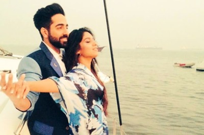 Snapshot: Ayushmann Khurrana, Bhumi Pednekar share 'cheesy' pictures from a recent photoshoot