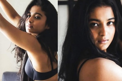 Chaithra Achar Raises Temperatures In Black Bikini And Brown Apron Skirt