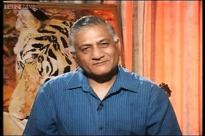 Gen VK Singh takes potshots at the functioning of Manmohan Singh