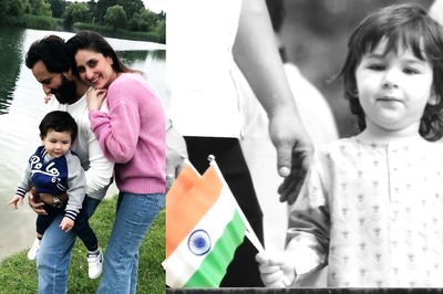 Taimur Ali Khan Waves National Flag on Independence Day, Mom Kareena Kapoor Shares Posts