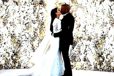 Kim Kardashian and Kanye West's wedding picture is the most liked post of 2014