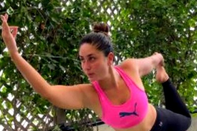 Kareena Kapoor Khan is a Graceful Vision in Natarajasana Yoga Pose