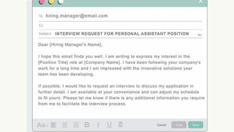 How to Ask for a Job Interview