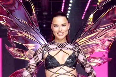 Adriana Lima Makes Epic Return To Victoria's Secret Fashion Show With Sparkling Wings