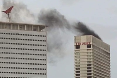 Mumbai: Smoke Seen Coming From Top Floor of Trident Hotel, Mumbai Police Says 'No Fire'