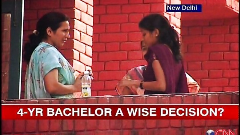 DU teachers, students urge Smriti Irani to scrap four-year programme