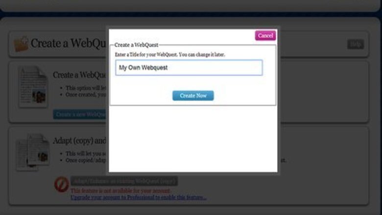 How to Make a Webquest