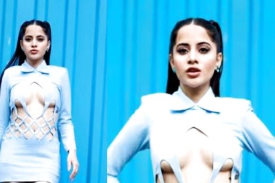 Uorfi Javed Stuns In Blue Cut-out Dress, Fans Call Her ‘Boss Babe’; Watch Video