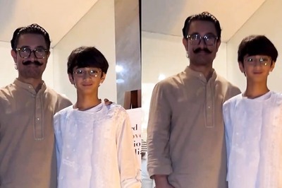 Aamir Khan Pulls Son Azad Khan After Latter Tries To Give Paparazzi a Miss, Video Goes Viral