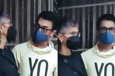 Aamir Khan Shares a Hug With Ex-Wife Kiran Rao After Work Meeting, Watch Video