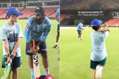 Rahul Tewatia vs Ponting Jr: The Cutest Face-off at Narendra Modi Stadium - WATCH