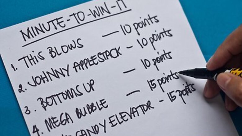How to Make a Minute to Win It Game