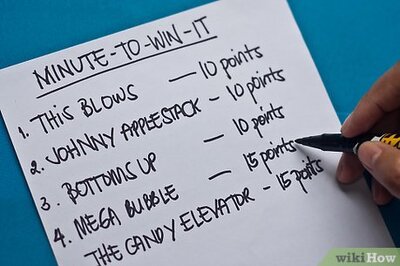 How to Make a Minute to Win It Game