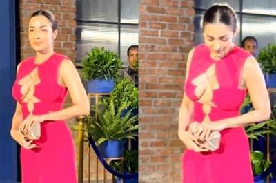 Hot! Malaika Arora Stuns All With Her Red Gown; Netizens Say 'Arjun Bhai Is Lucky'