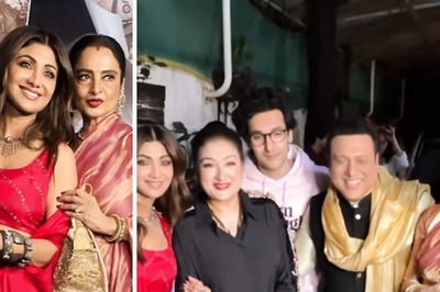 At Sukhee Screening, Rekha Poses With Shilpa Shetty, Govinda And Family