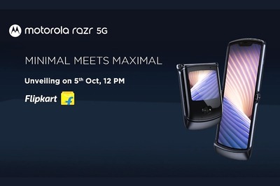 Moto Razr 5G is Coming to India on October 5, Will be Sold on Flipkart