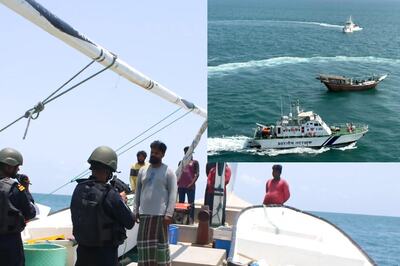 Watch | Iranian Fishing Boat Intercepted Off Kerala Coast With Six Indian Fishermen Aboard