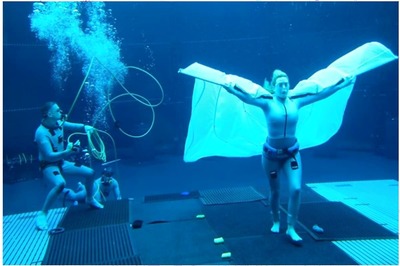 Avatar 2 Behind the Scene Still from Kate Winslet's Underwater Sequences is Breathtaking