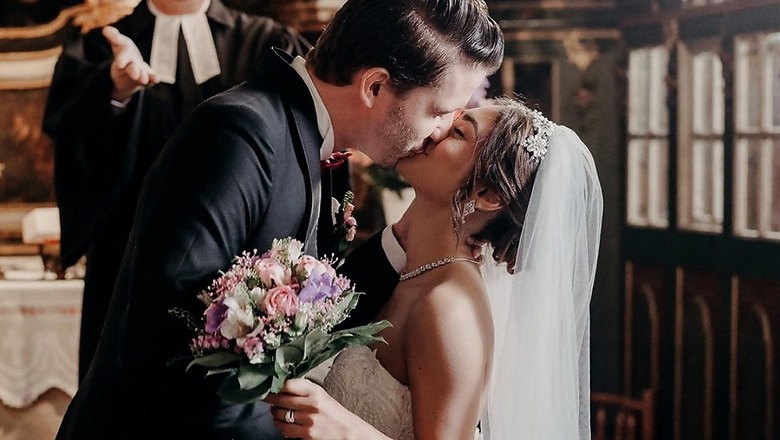 Sreejita De Gets Romantic Kiss on Lips From Husband Michael Blohm-Pape In New Wedding Pics