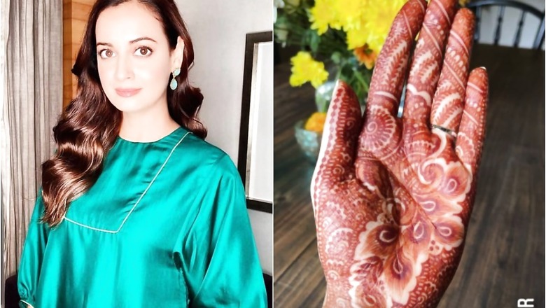 Dia Mirza Shares Pic from Mehendi Ceremony, Her Cute Caption is Unmissable