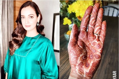 Dia Mirza Shares Pic from Mehendi Ceremony, Her Cute Caption is Unmissable