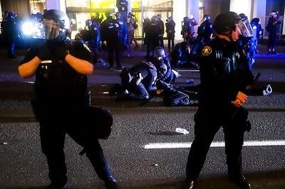 Protests Erupt At Portland Police Building, Mayor's Condo