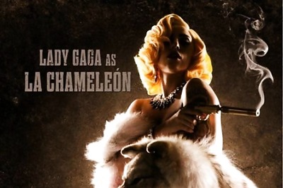 Snapshot: Lady Gaga drapes a dead beast in 'Machete Kills'