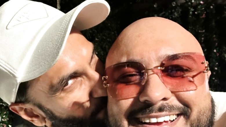 B Praak Shares Pics With Ranveer Singh From Anant Ambani-Radhika Merchant's Pre-Wedding Bash