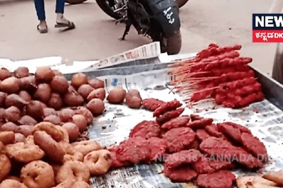 Aroma Of Fried Fritters And Mohabbat Ka Sharbat Fills Hubli's Vijay Nagar Market