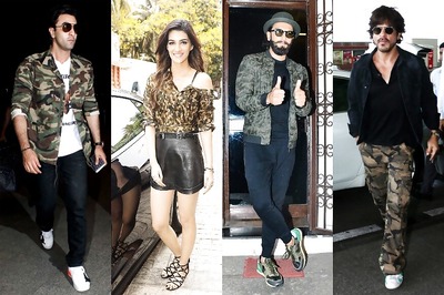 Shah Rukh Khan, Ranbir Kapoor, Ranveer Singh, Kriti Sanon, Sonakshi Sinha Flaunt Camouflage In Style