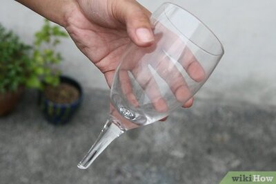How to Reuse Broken Stemware As Garden Candle Holders