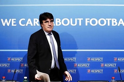 UEFA names new general secretary, holds back on Platini