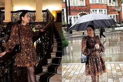 Karisma Kapoor Wonderfully Pairs Up Her Stunning Dress Worth Rs 62,378 With An Even More Expensive Bag