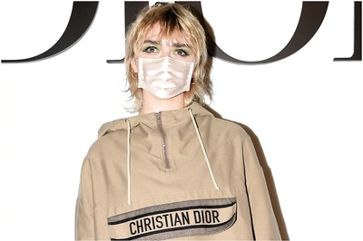 With Masked Guests, Christian Dior Returns To Catwalk in Paris