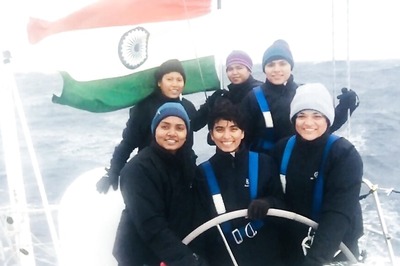 Indian Navy Ship With All-women Crew Docks at UK Island