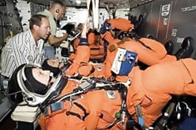 NASA crew faces 1 pc chance of dying