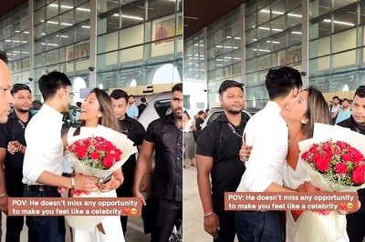 Man's Beautiful Gesture To Welcome His Fiancée At Airport is Too Cute to Miss