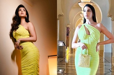 Sonal Chauhan Or Nora Fatehi? Who Wore The Neon Green Midi Dress Better?
