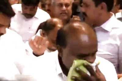 HD Kumaraswamy Hospitalised After Nosebleed During Media Interaction