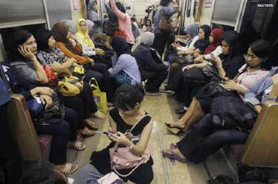Jakarta gets women-only trains to avert groping